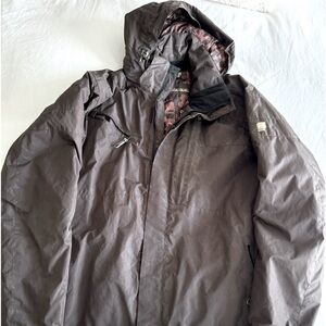 Orage men’s large winter jacket in brown